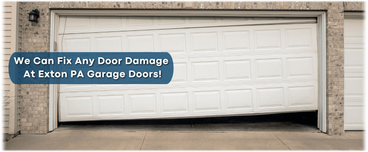 Garage Door Off Track In Exton PA